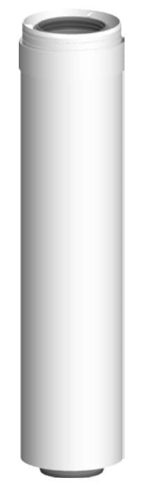ATEC Abgas Rohr konzentrisch kürzbar 500 mm DN 60/100 Abgasrohr