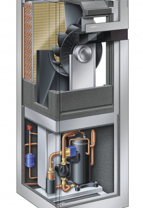Viessmann Luft-/Wasser Wärmepumpe Vitocal 200-A + Wohnungslüftung