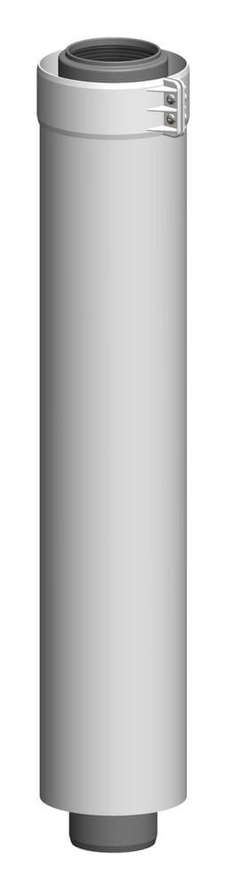 ATEC Abgas Rohr konzentrisch kürzbar 500 mm DN 60/100 Abgasrohr