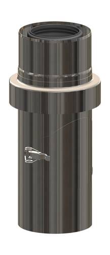 ATEC Abgas DN80/125 Kontroll-Rohr mit Zuluftansaugung