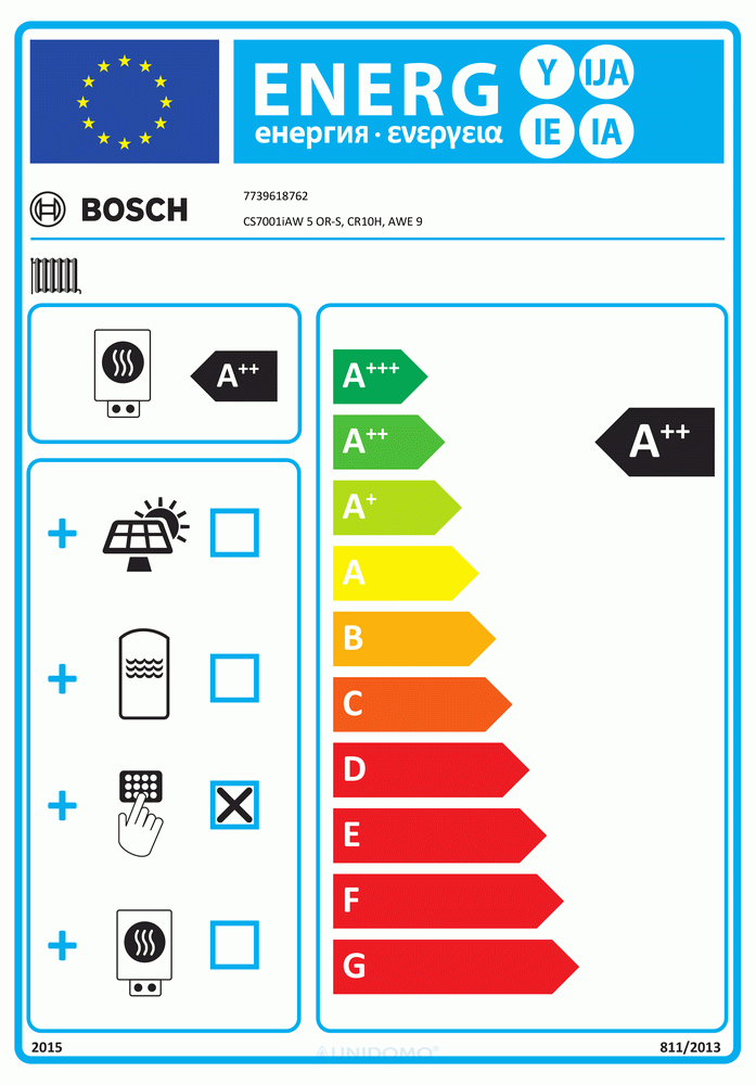 Bosch Luft/Wasser-Wärmepumpe Compress CS7001i AW 5-7-9-13-17 OR-Paket mit Speicher