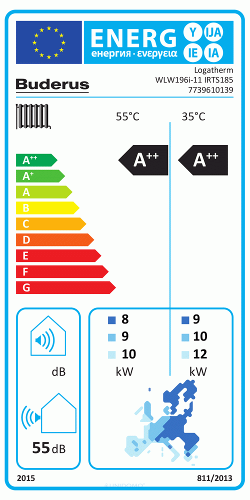 Buderus Logatherm WLW196i-11 IRTS185 Luft-Wa-WP max.13,7kW rev.mit TowerSolar