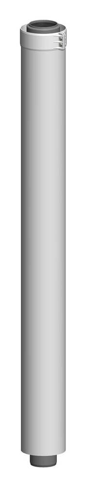 ATEC Abgas Rohr konzentrisch kürzbar 955 mm DN 60/100 Abgasrohr