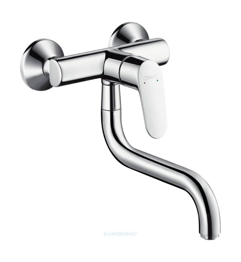 Hansgrohe Focus Spültischmischer chrom Wandmodell