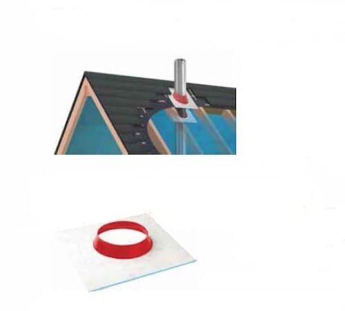 Hotschott Dichtungsmanschette für Unterdach Ø 100 – 270 mm bis 30° / 45° Dachneigung