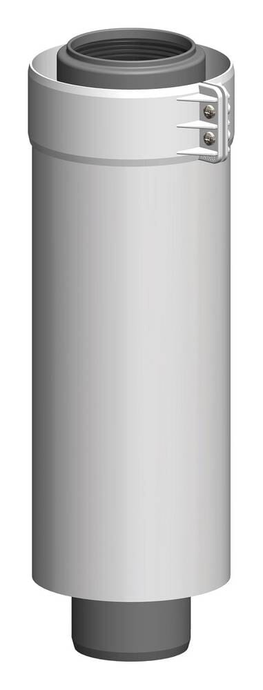 ATEC Abgas Rohr konzentrisch kürzbar 255 mm DN 60/100 Abgasrohr