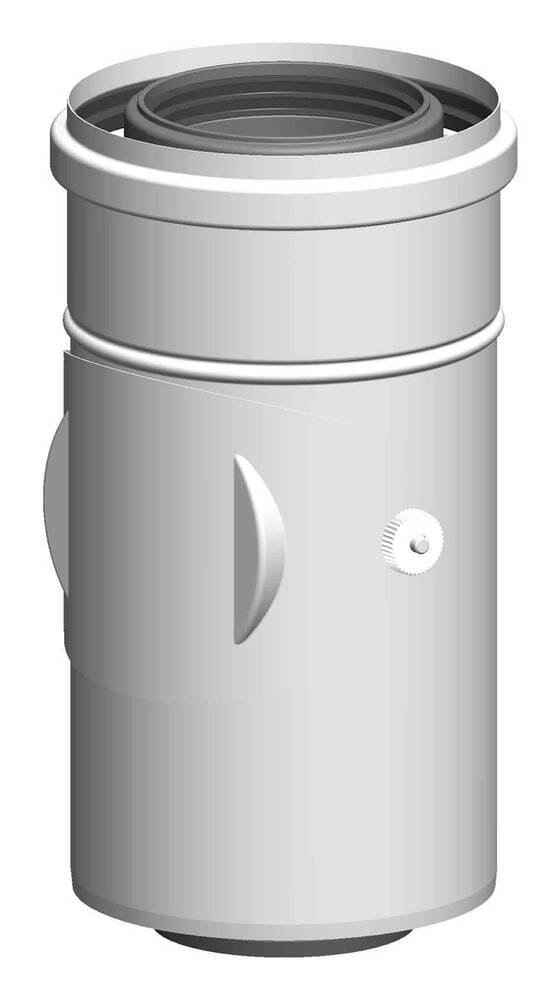 ATEC Abgas Kontroll-Rohr DN 80/125 konzentrisch Abgasrohr