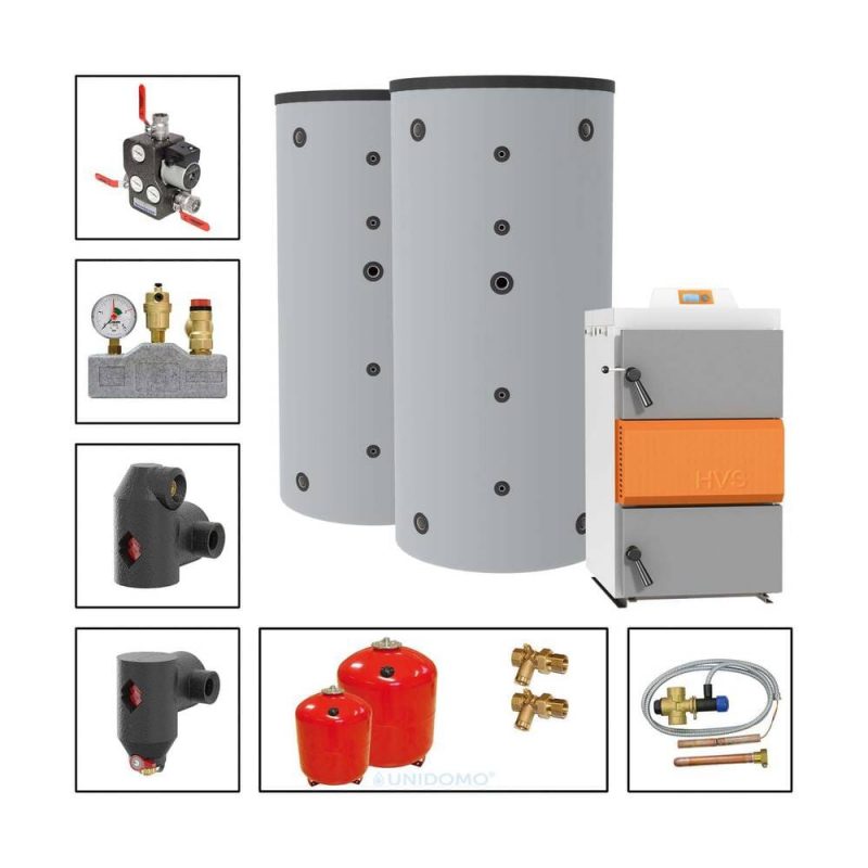 Solarbayer Holzvergaserset HVS E 25-3A Variante A