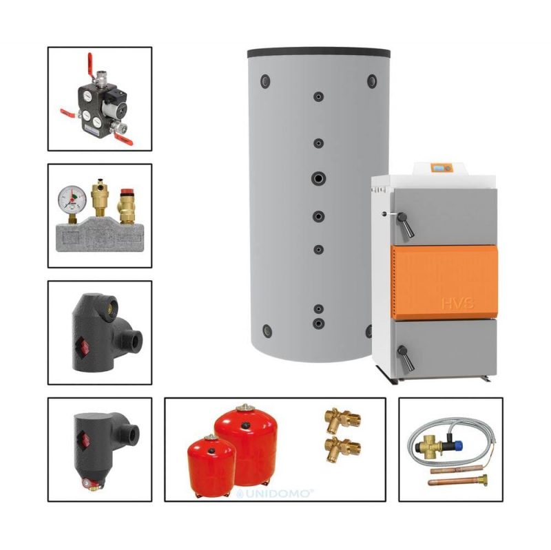 Solarbayer Holzvergaserset HVS E 40-1B Variante B