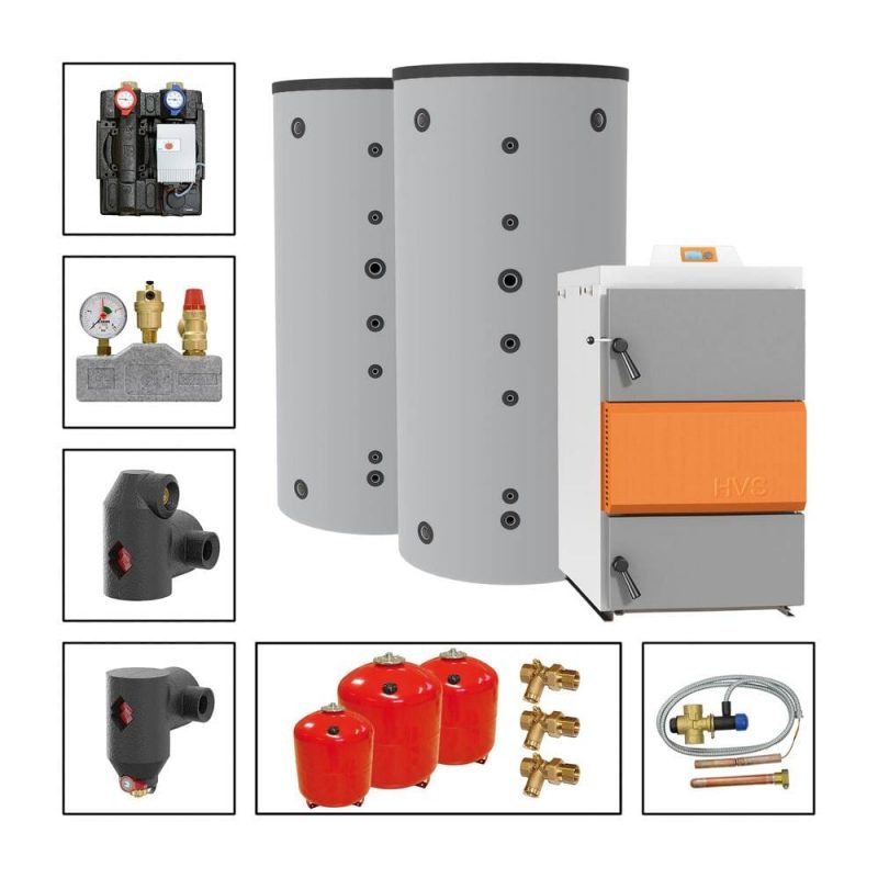 Solarbayer Holzvergaserset HVS E 100-1C Variante C