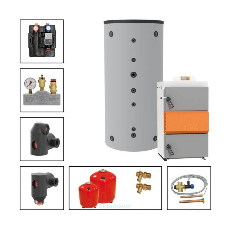 Solarbayer Holzvergaserset HVS LC 16-1B Variante B