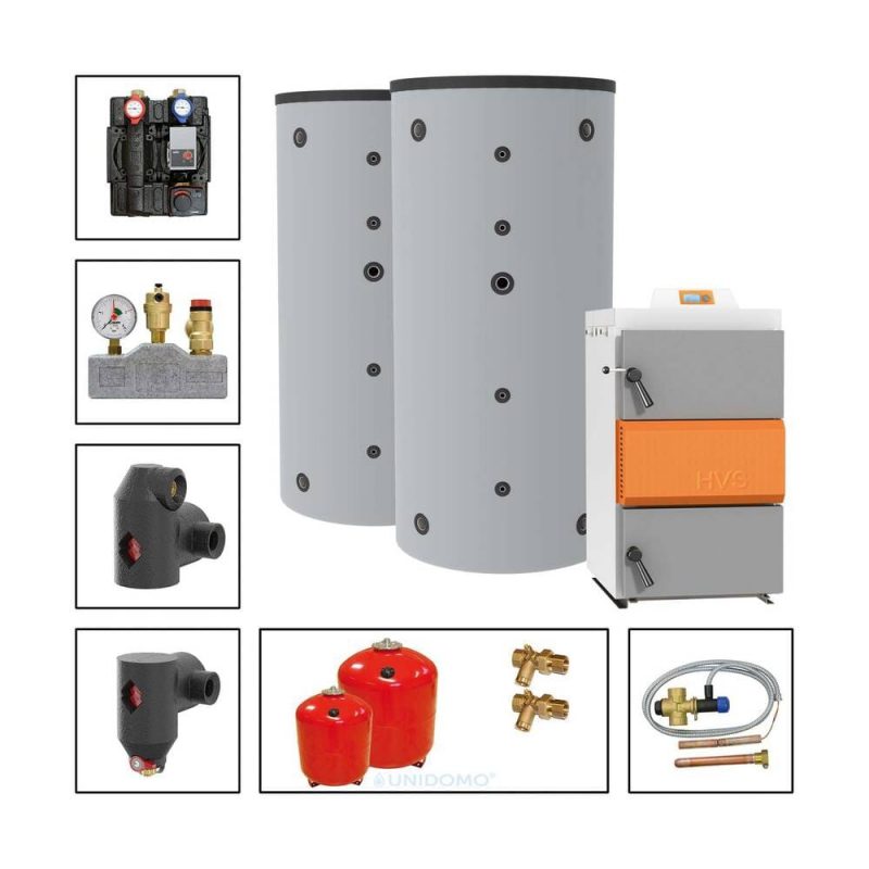 Solarbayer Holzvergaserset HVS LC 25-3A Variante A