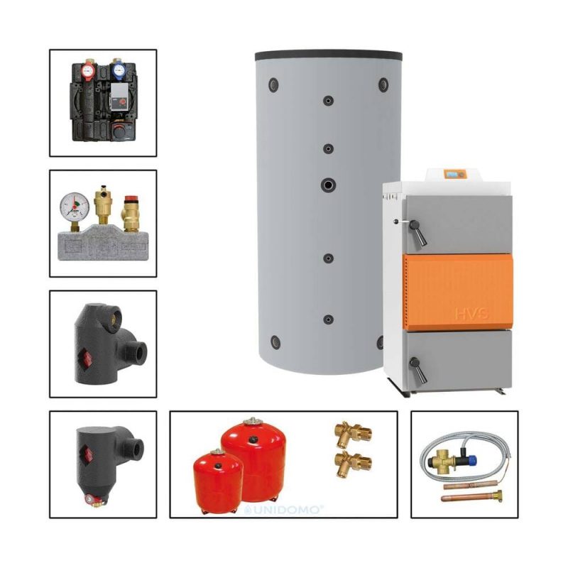 Solarbayer Holzvergaserset HVS LC 40-1A Variante A