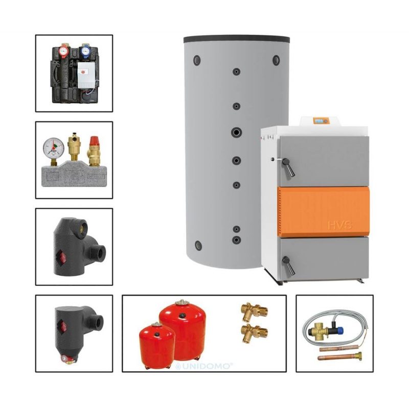 Solarbayer Holzvergaserset HVS LC 60-2B Variante B