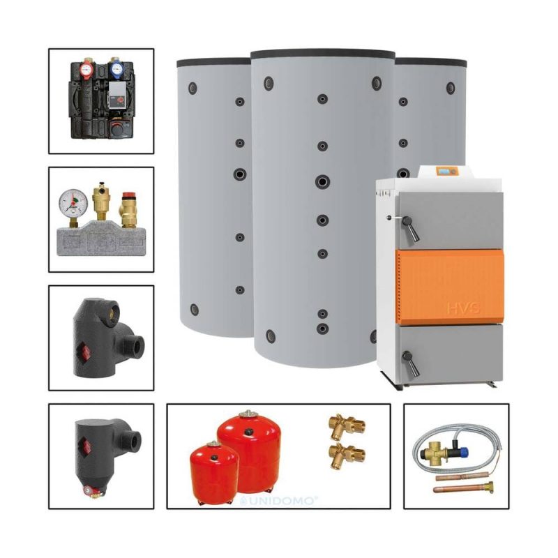 Solarbayer Holzvergaserset HVS LC 40-3B Variante B