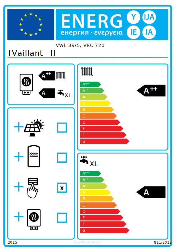 Vaillant Set 4.901-4.903 Luft/Wasser-Wärmepumpe recoCOMPACT exclusive VWL 39/5, 59/5 oder 79/5