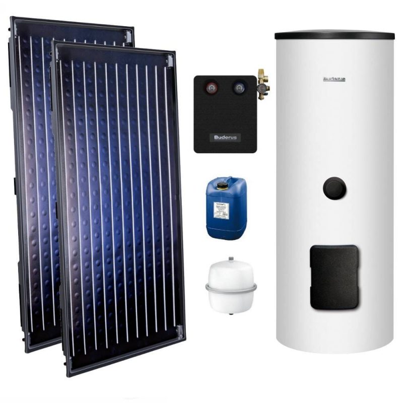 Buderus Solaranlage S69 w Topas SM300-W 2 Kollektoren SKN -oM 4,74 m²